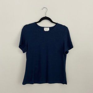 WORTHINGTON STRETCH Women's Blue Tee